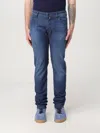 Jacob Cohen Slim Fit Trousers Five Pockets In Denim