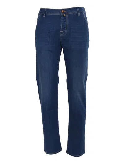 Jacob Cohen Lenny Mid-rise Slim-fit Jeans In Blue