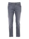 Jacob Cohen 5 Pockets Denim Pants In Multicolor