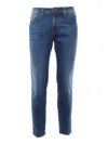 Jacob Cohen 5 Pockets Denim Pants In Blue
