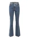 Jacob Cohen 5 Pockets Denim Pants In Multicolor