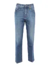 Jacob Cohen 5 Pockets Denim Pants In Multicolor