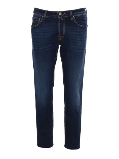 Jacob Cohen Exquisite Slim Fit Stretch Men's Jeans In Black