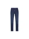 Jacob Cohen Skinny-fit Wool-blend Trousers In Multicolor