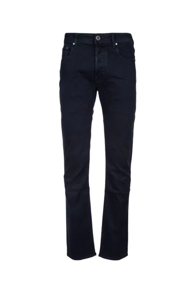 Jacob Cohen Mid Rise Bootcut Jeans In Blue