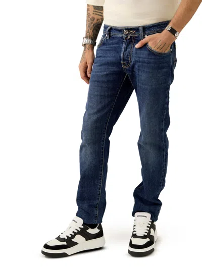 Jacob Cohen Jeans Nick Limited Edition Slim Fit In Denim Blue
