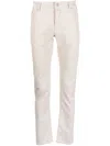 Jacob Cohen Cotton Blend Straight Jeans In White