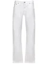 Jacob Cohen Pony Skin Label Blue Men's Elegance In White
