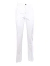 Jacob Cohen White 5-pocket Trousers In White