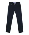 Jacob Cohen Navy Blue Slim Fit Nick Denim In Black