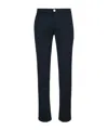 Jacob Cohen Trousers Back Pockets Belt Loops Side Pockets In Black