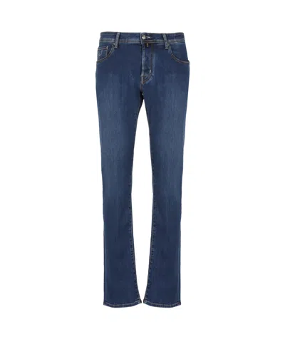 JACOB COHEN JACOB COHEN NICK LOGO PATCH JEANS