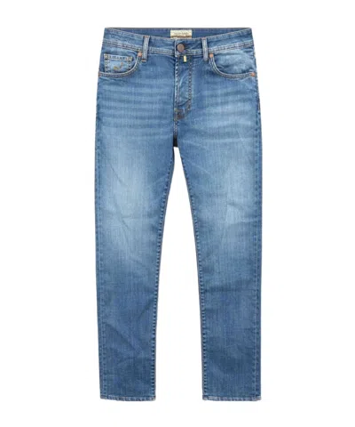 Jacob Cohen Jeans With Belt Loops In Blue