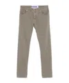 Jacob Cohen Jeans With Belt Loops In Gray
