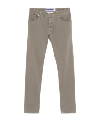 Jacob Cohen Jeans With Belt Loops In Multicolor