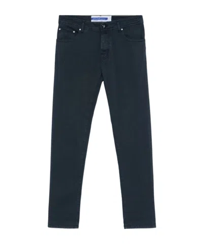 Jacob Cohen Jeans With Belt Loops In Multicolor