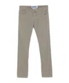 Jacob Cohen Jeans With Belt Loops In Nude