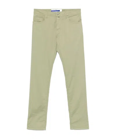 JACOB COHEN JACOB COHEN BARD LOGO PATCH SLIM-FIT JEANS