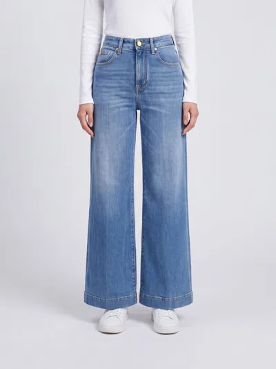 Jacob Cohen Jeans Woman Color Gnawed Blue
