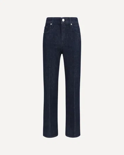 Jacob Cohen Kate Crop Straight Bull Power Stretch Pants In Blue