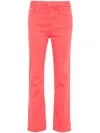 Jacob Cohen Kate High-rise Straight-leg Jeans In Pink