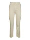 Jacob Cohen Kate Crop Jeans Back Pockets In Yellow