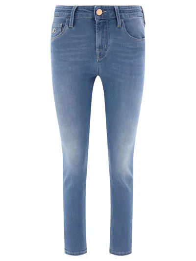 Jacob Cohen "kimberly Cropped" Jeans In Blue