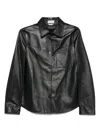 Jacob Cohen Leather Jacket In Black