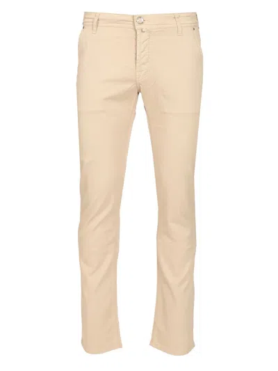 Jacob Cohen Lenny Trousers Beige In Neutral