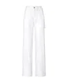 Jacob Cohen Leonie Wide-leg Casual Pants In White
