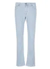 Jacob Cohen Light Blue Cotton Nick Jeans In Blue