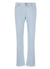 Jacob Cohen Light Blue Cotton Nick Jeans