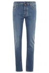 Jacob Cohen 5 Pockets Jeans Slim Fit Bard In Blue