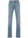 Jacob Cohen Light Blue Slim-cut Nick Jeans