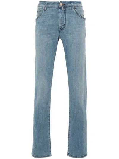 Jacob Cohen Light Blue Slim-cut Nick Jeans