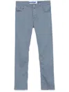 Jacob Cohen Men Slim Fit "bard" 5-pocket Trousers In Light Blue
