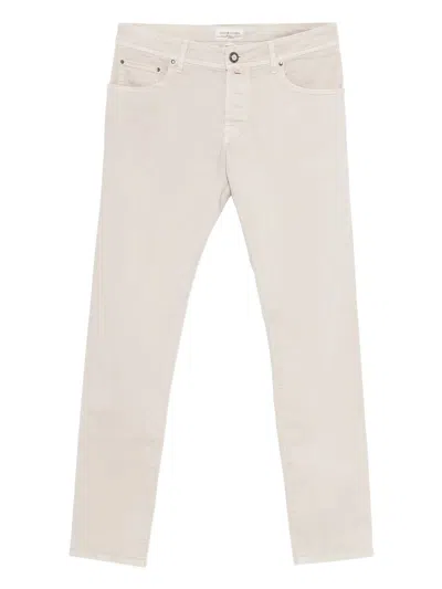 Jacob Cohen Light Grey Cotton Nick Slim In Gray