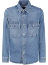 Jacob Cohen Light Jacket Denim Blue Vintage Clothing