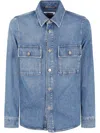 Jacob Cohen Light Jacket Denim Blue Vintage Clothing