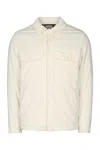 Jacob Cohen Light Jacket Velluto Str. Tinto Reattivo In White