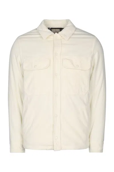 Jacob Cohen Light Jacket Velluto Str. Tinto Reattivo In White