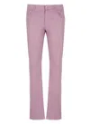 Jacob Cohen Liliac Nick Cotton Pants In Purple