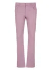 Jacob Cohen Liliac Nick Cotton Pants In Pink