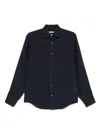 Jacob Cohen Linen Shirt In Blue