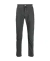 Jacob Cohen Logo Jeans In Black