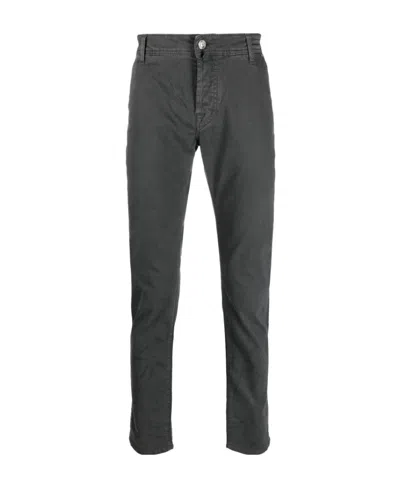 Jacob Cohen Logo Jeans In Black