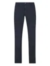 Jacob Cohen Logo-patch Buttoned Trousers In Blue