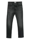 Jacob Cohen Logo-patch Jeans In Black
