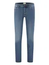 Jacob Cohen Logo-patch Jeans In Blue