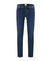 Jacob Cohen Five-pocket Logo-patch Jeans In Blue